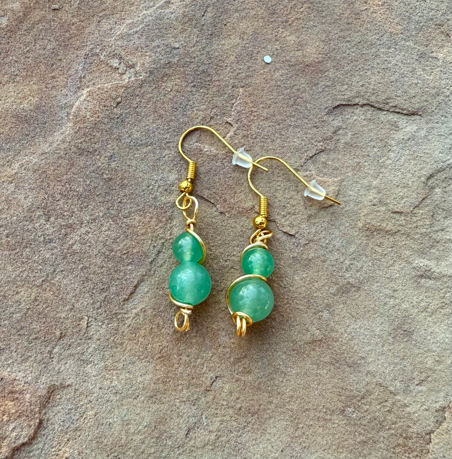 Gemstone Dangle Earrings