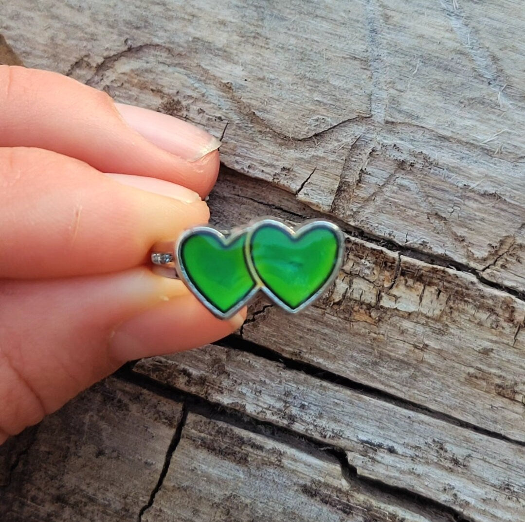 Heart Mood Stone Rings