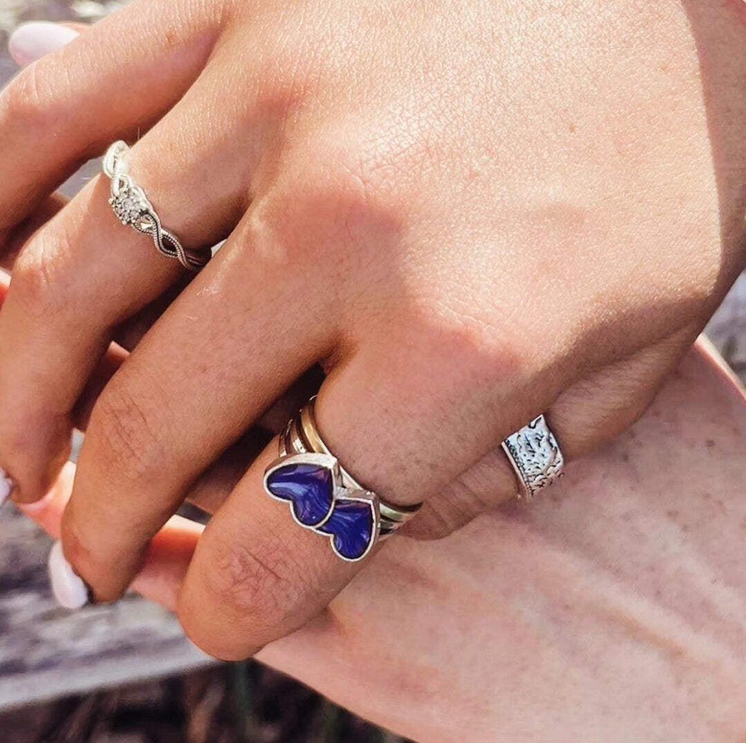 Heart Mood Stone Rings