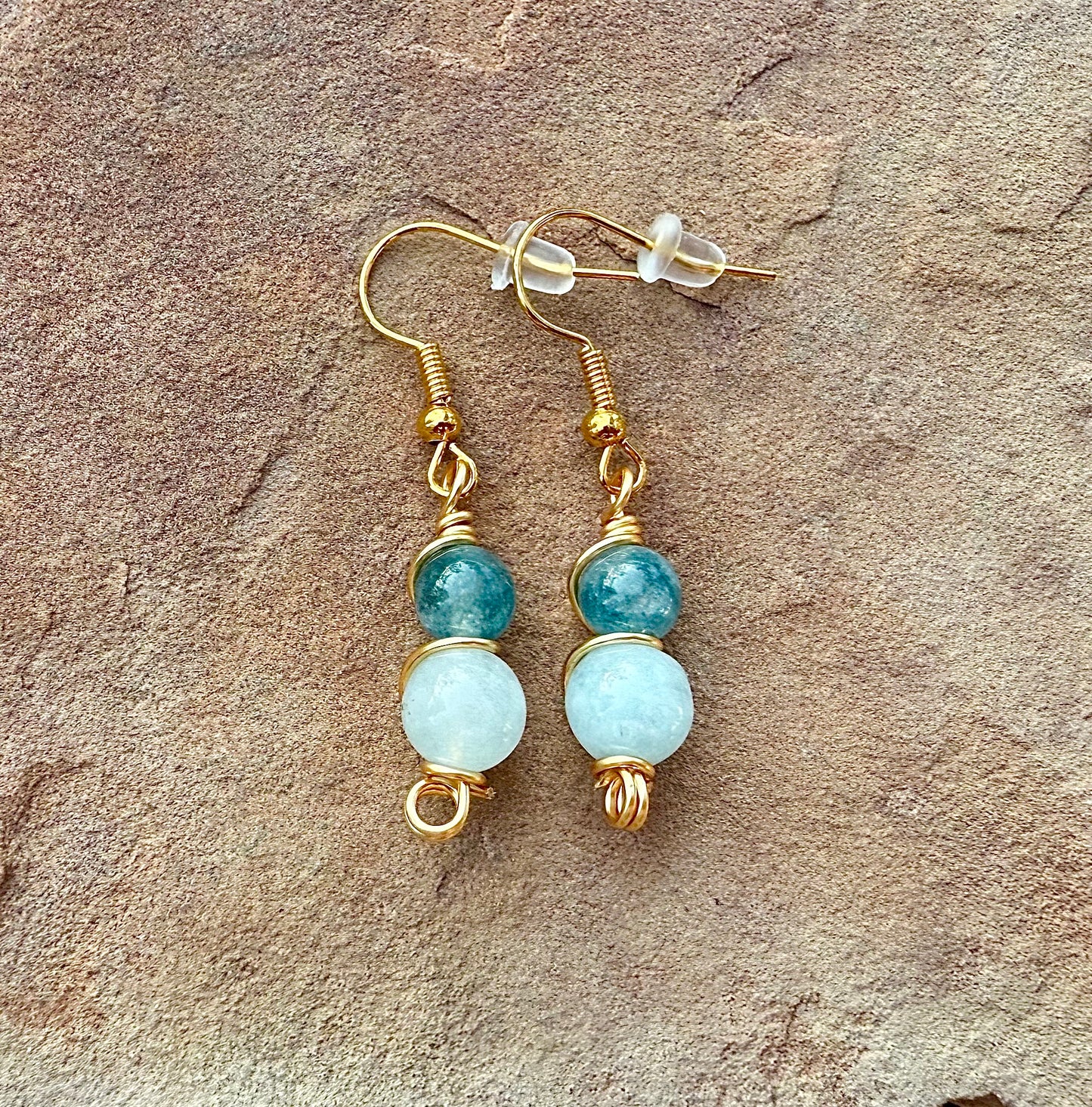 Gemstone Dangle Earrings