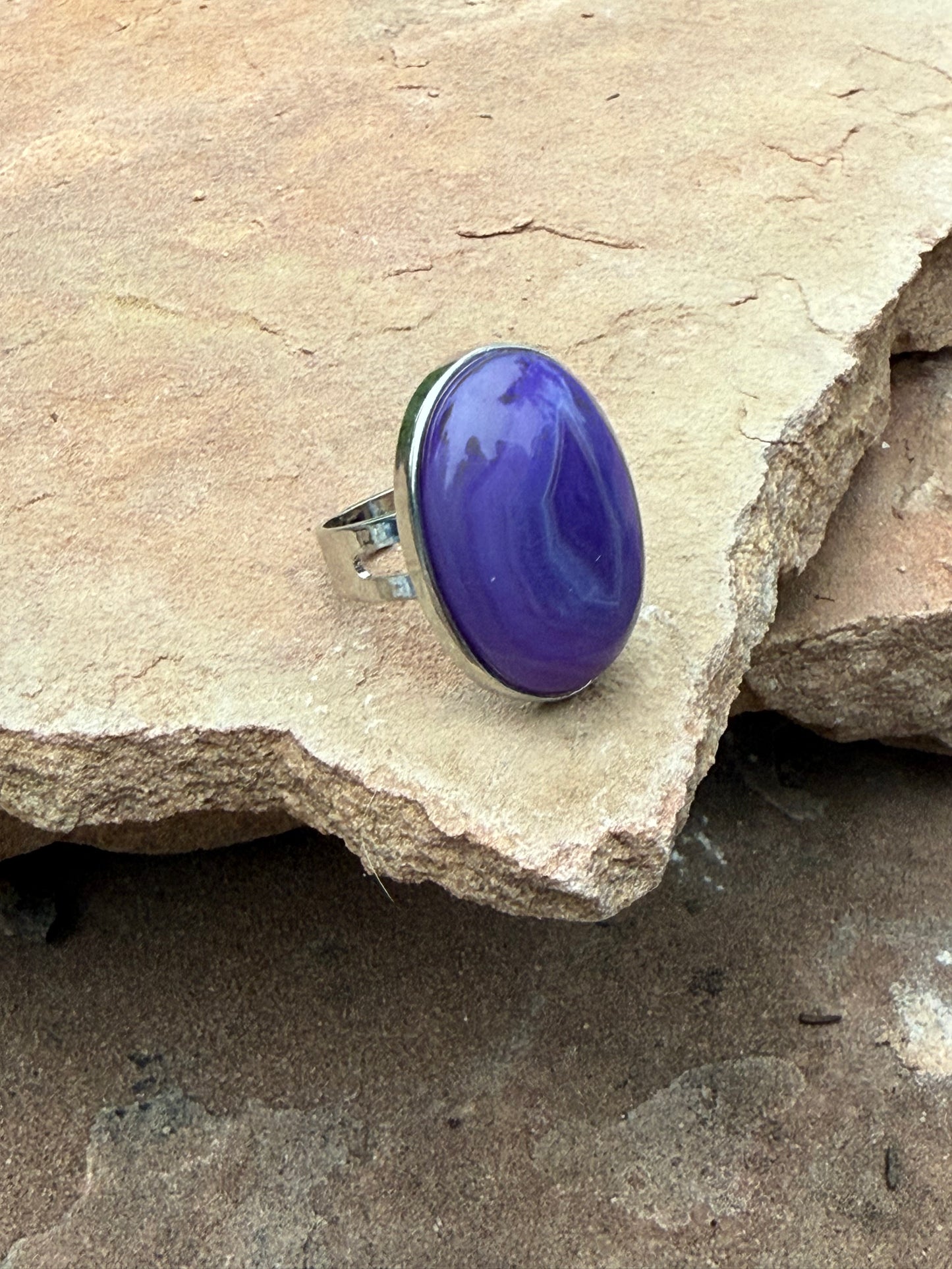 Oval Gemstone Rings