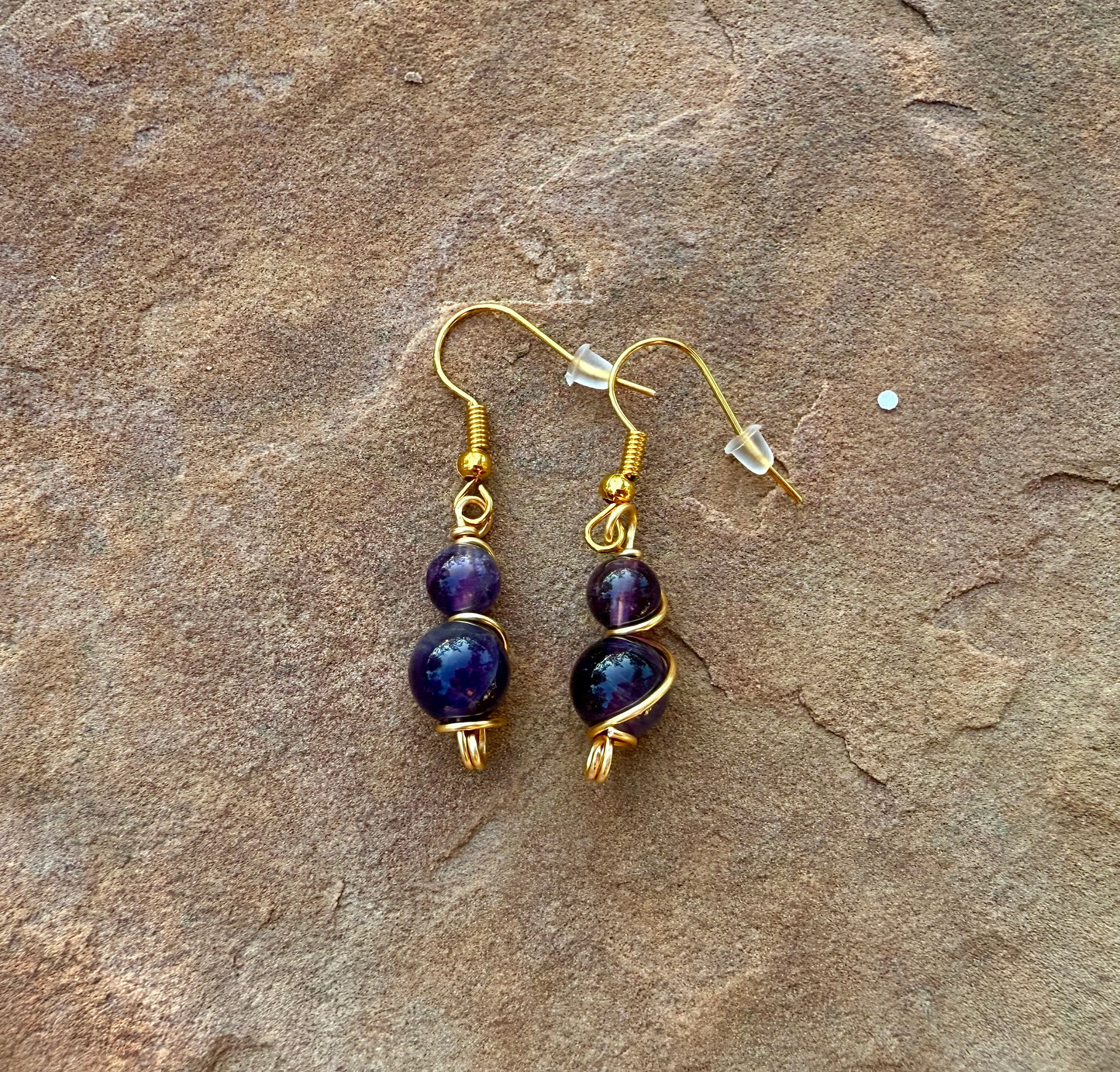 Gemstone Dangle Earrings