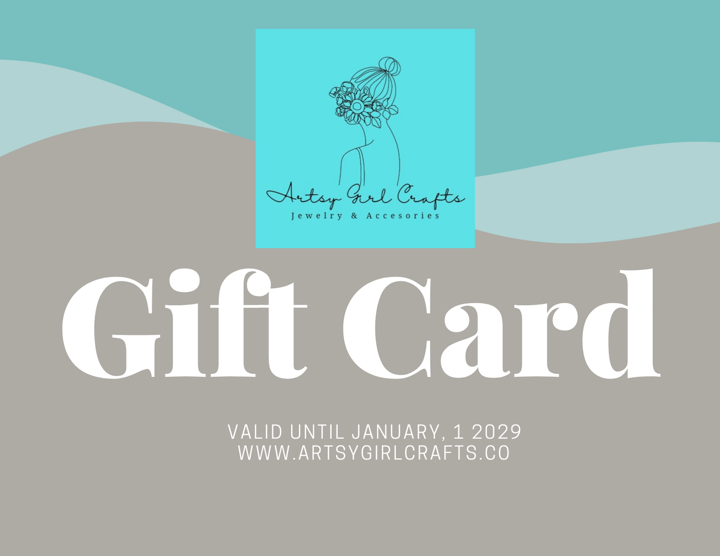 Artsy Girl Crafts Gift Card